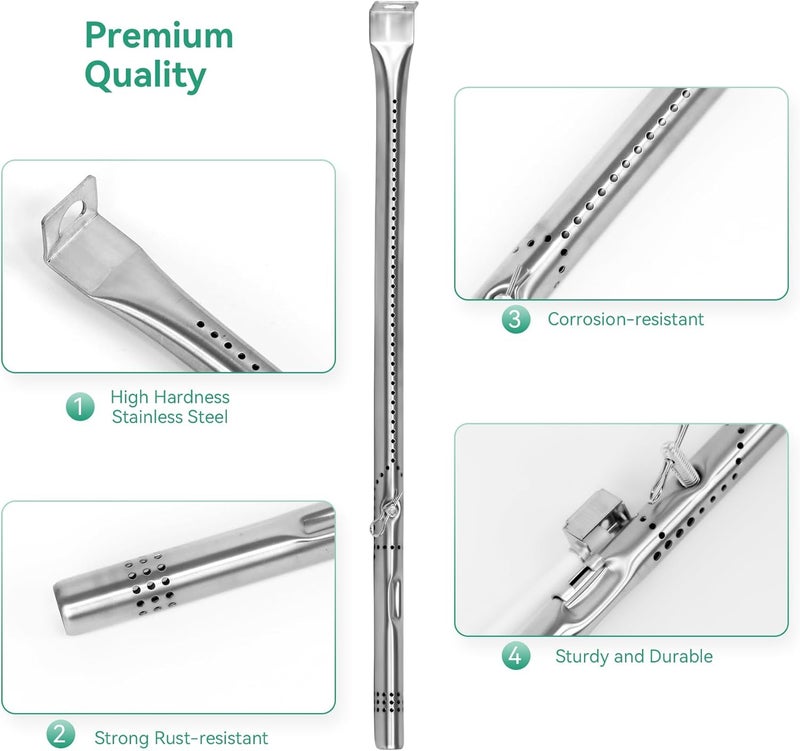 COGRICHBF 463365021 463366022 Grill Replacement Parts for Charbroil Performance 4 Burner 463365021 463354021 463352521 463351021, 5 Burner 463448021, G325-0002-W1 Heat Plate, G327-2100-W1 Burner, Crossover Tube - Image 3